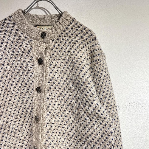 L.L.Bean used birdseye knit cardigan