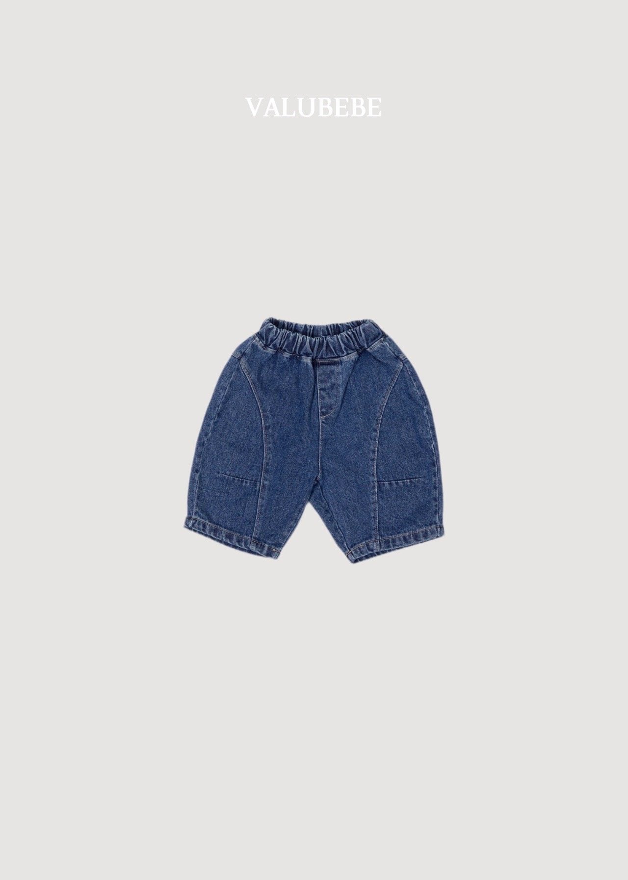 送料無料【予約】/ カットアウトデニムパンツ /valubebe