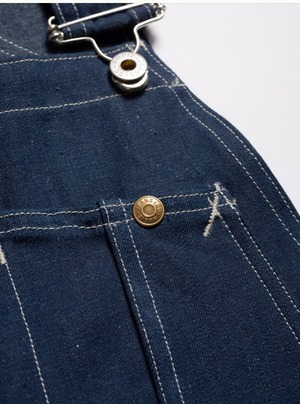 Nudie jeans ヌーディージーンズ  2023 summer collection Kevin Dungarees Utility Denim オーバーオール