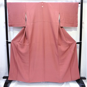 正絹・色無地・着物・一つ紋・No.200701-0422・梱包サイズ60