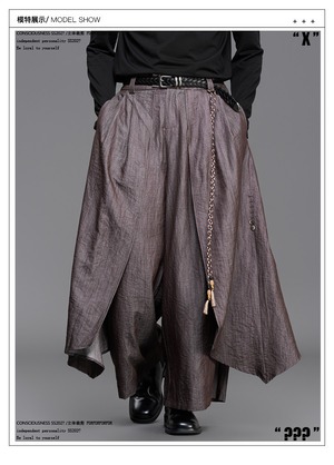 RFDRFD 26AW レイヤードラップワイドパンツ