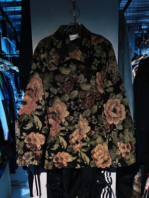 【D4C】Chenille Gobelin weave beautiful flower pattern tailored jacket