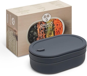 Swanz 磁器製 Ohayo Bento 650ml 【仕切りなし】お弁当箱 ランチボックス