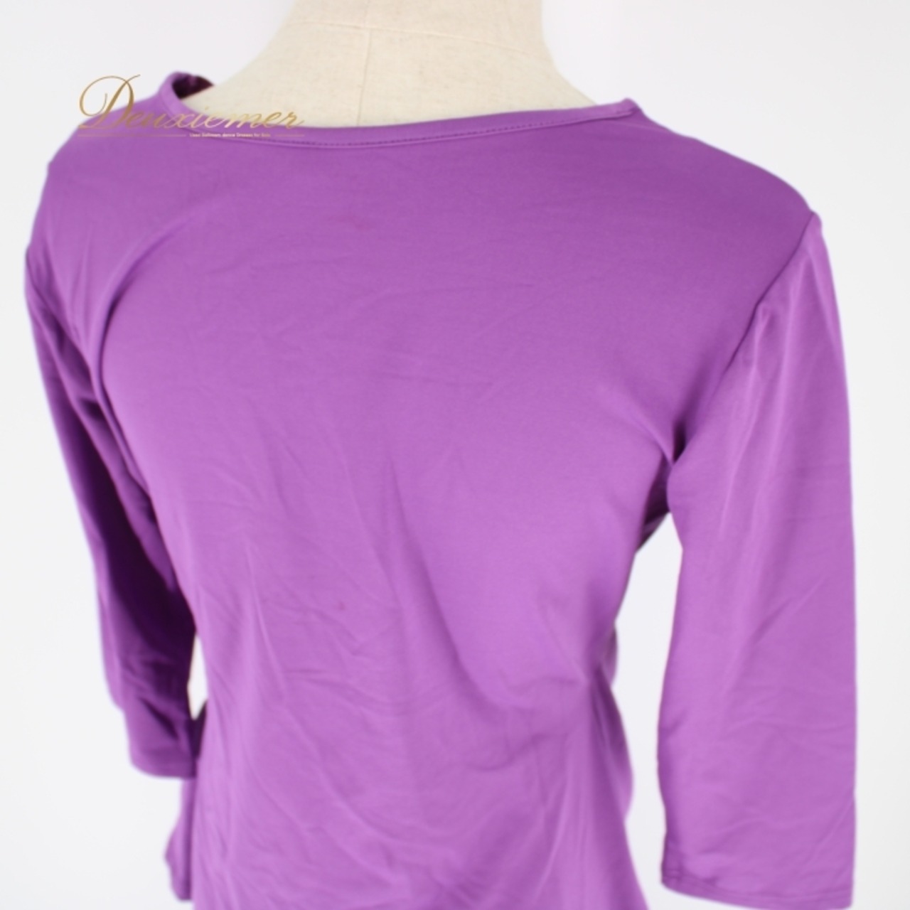 社交ダンス 衣装 スタンダード 上下セット ツーピース レッスンウェア パーティ衣装 紫 パープル系 A vivare アビバーレ 無地 シンプル ダンスウエア スカート トップス Lサイズ 女性用 おしゃれ セットアップ 伸縮性 快適 お稽古 コスチューム シンプルデザイン 舞台衣装 ダンスパーティ フォーマル 体型カバー ツーピースコーデ シンプルスタイル おすすめ