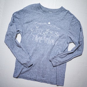 Night Eyes Tee Cotton Gray