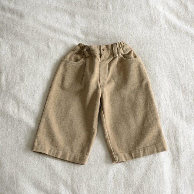《予約》the beige ¨ tucked straight pants