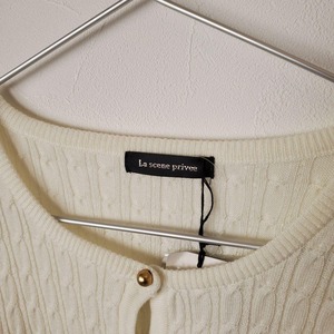 【USED】La　scence　ニットカーディガン　可愛い春コーデ可愛い　女子