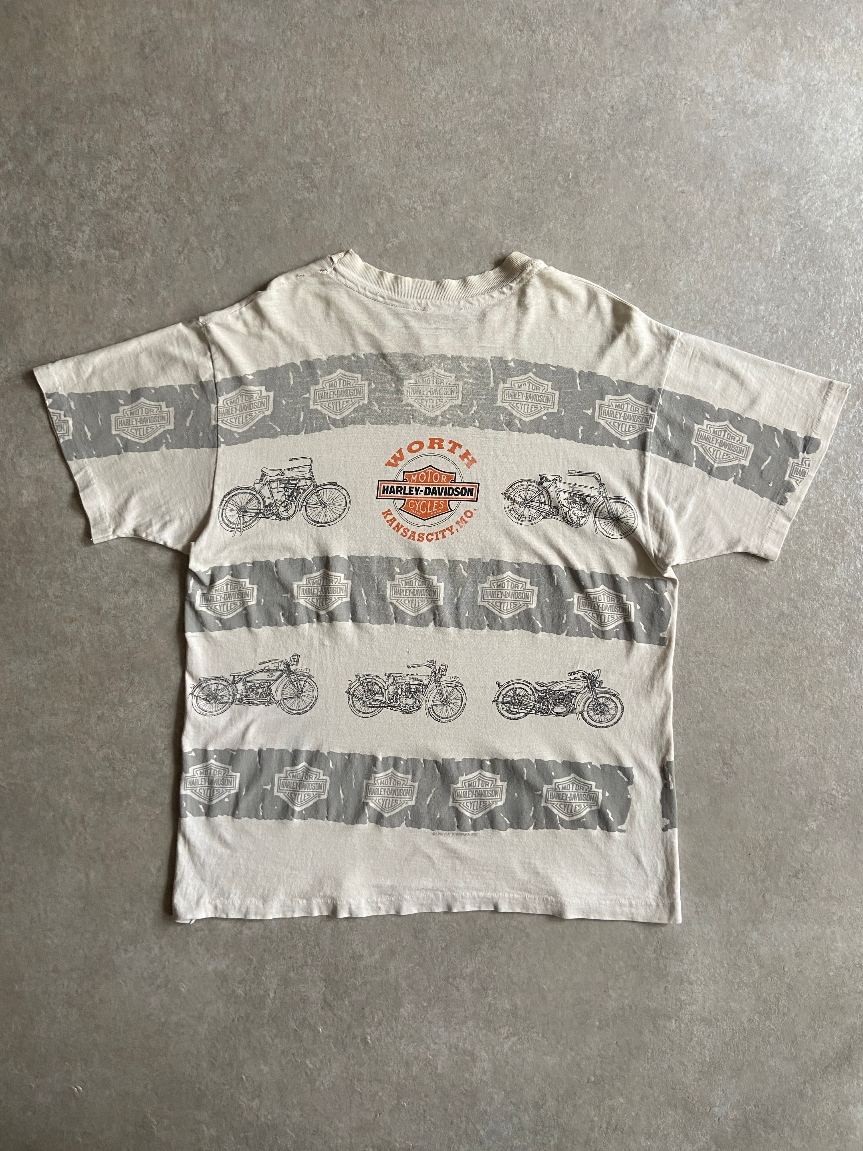 1990s 90th Anniversary Harley Davidson Tee XL位 Made in USA G922