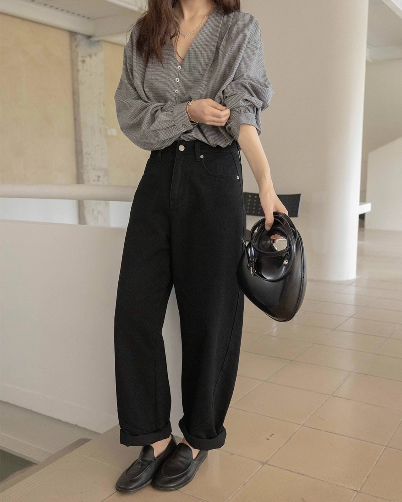 Curve denim Pants　N1201