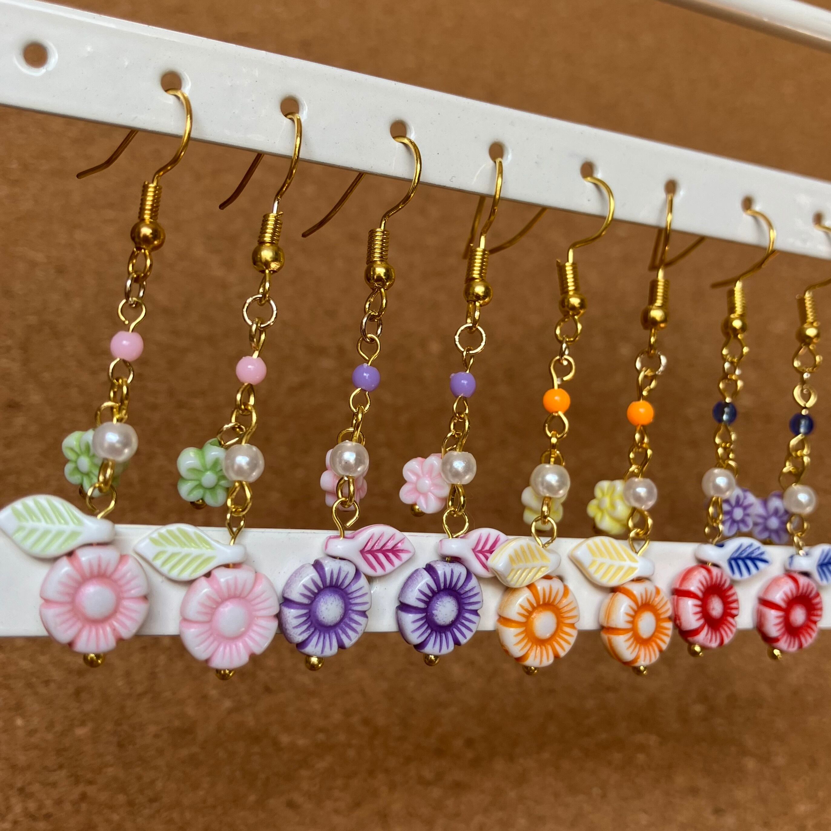 小さなお花の耳飾り(ピアス/イヤリング) | Agressens