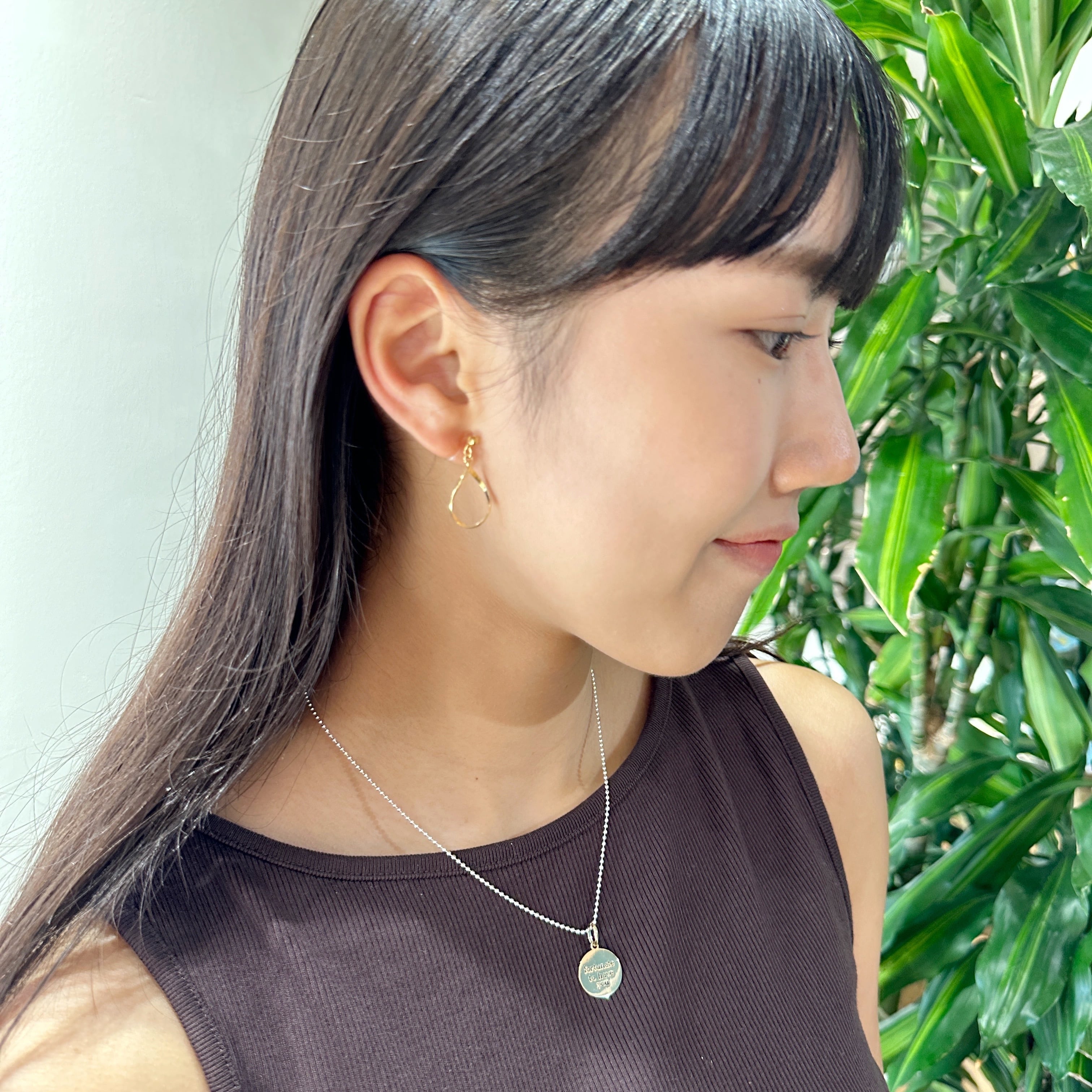 Lagoon Original Gold Coating ミニ 流線 フック ピアス | 【公式通販