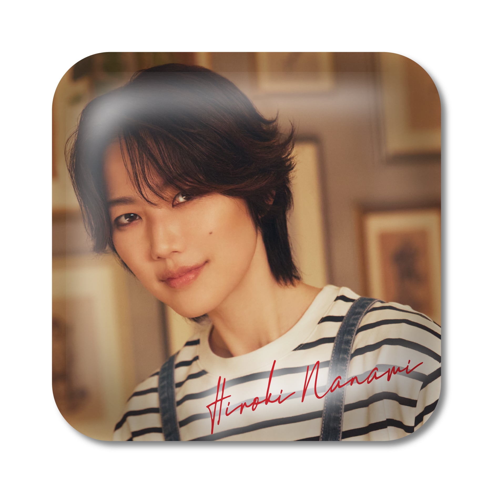 七海ひろき コラボ限定 スクエア缶バッジ（ブラインドパッケージ