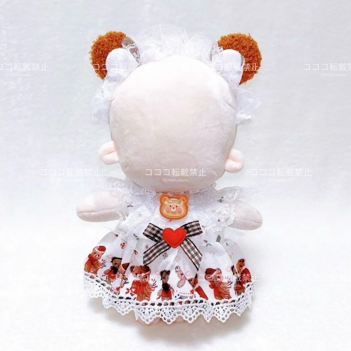 20cmぬい服】選べるかわいいお姫様風ワンピースドレス♡ | ぬい服