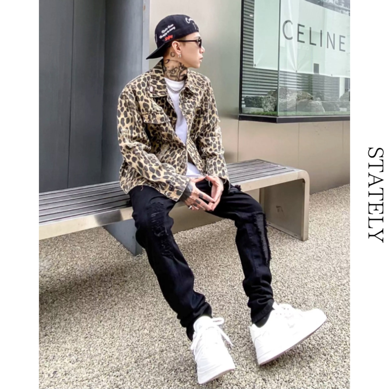 Leopard Vintage デニムジャケット_O13・画像5
