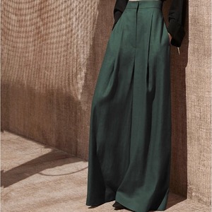 high waist casual wide leg pants W00093