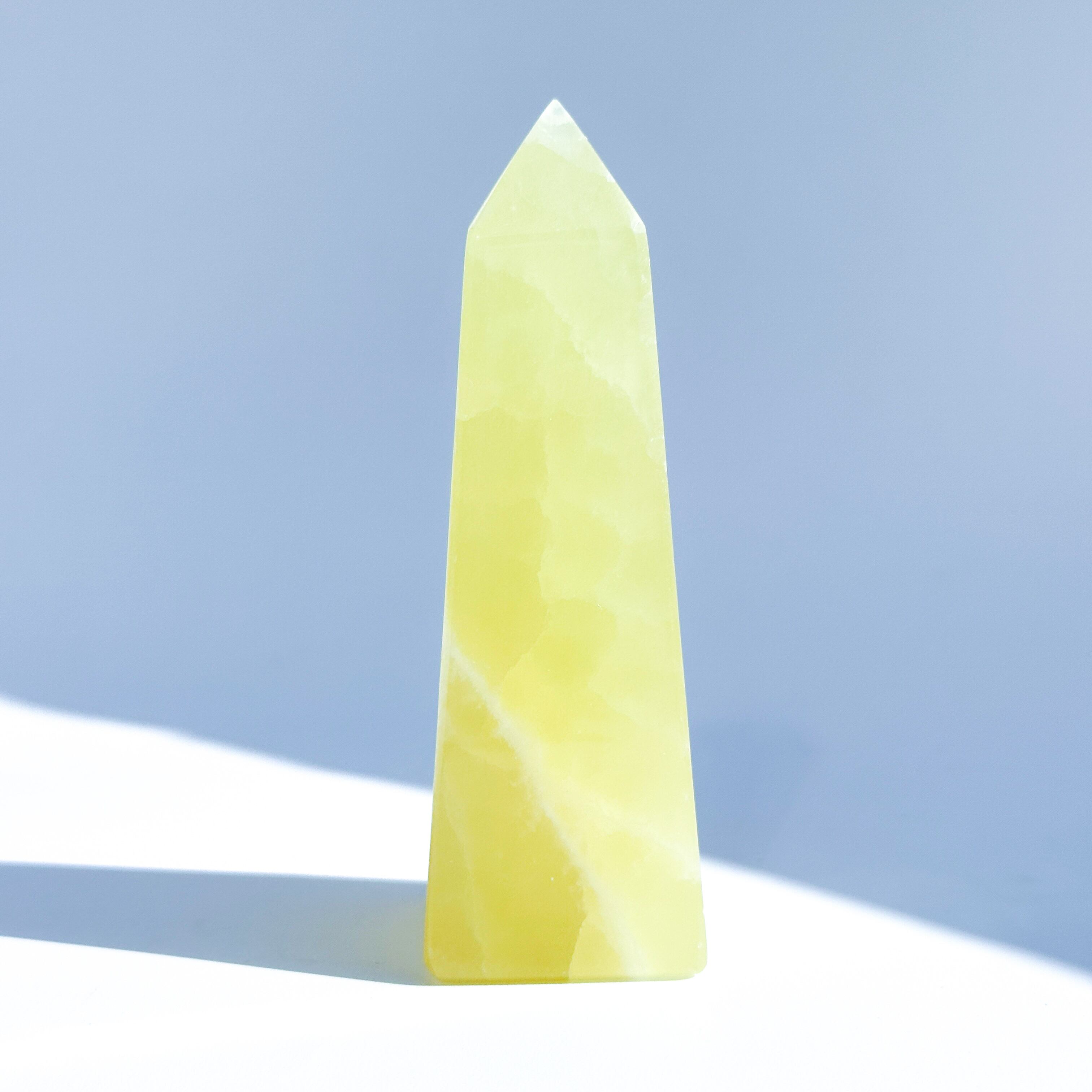 イエローカルサイト タワー63◇Yellow Calcite◇天然石・鉱物・パワーストーン
