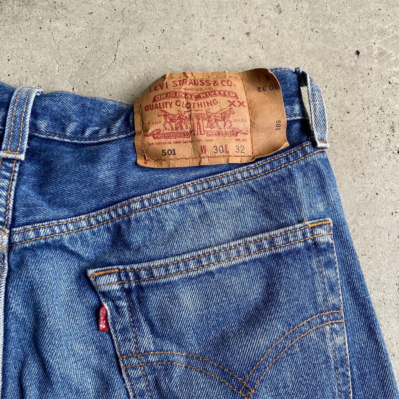 vintage made in mexico Levi's501 denimae