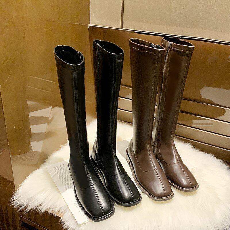 ブーツサイドジッパーシングルスタイル 靴 シューズ 部族の婦人靴13996535254