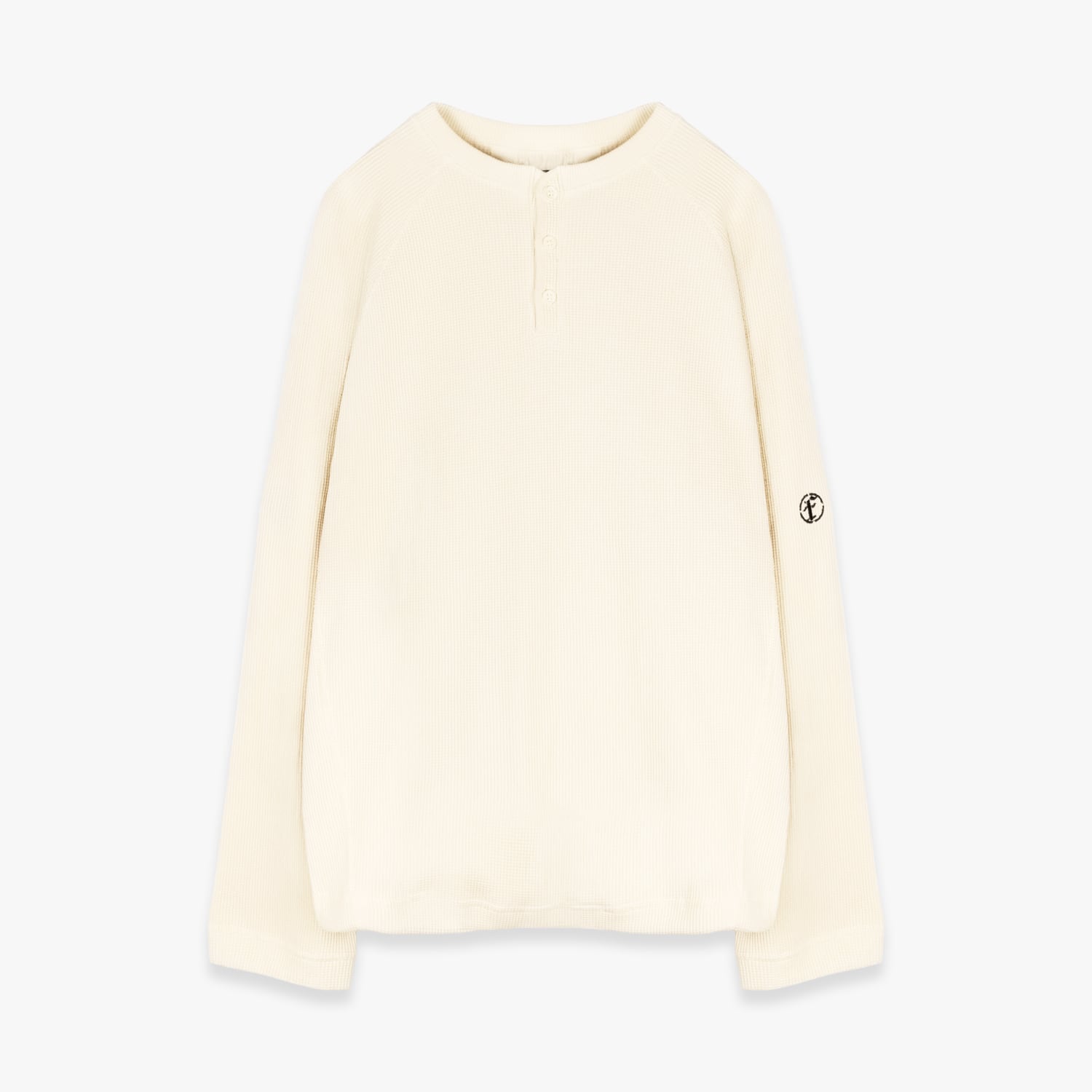 FAKE AS FLOWERS / FAF 26AW LAZY THERMAL HENLEY NECK (ECRU)