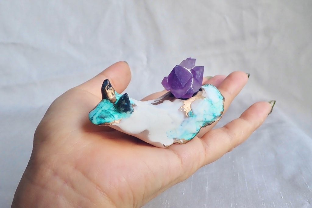 鉱石ウミウシ-アメジスト-】 | MUNIMA ART