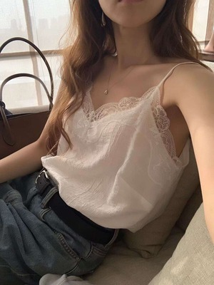 [OUNCE] camisole lace blouse