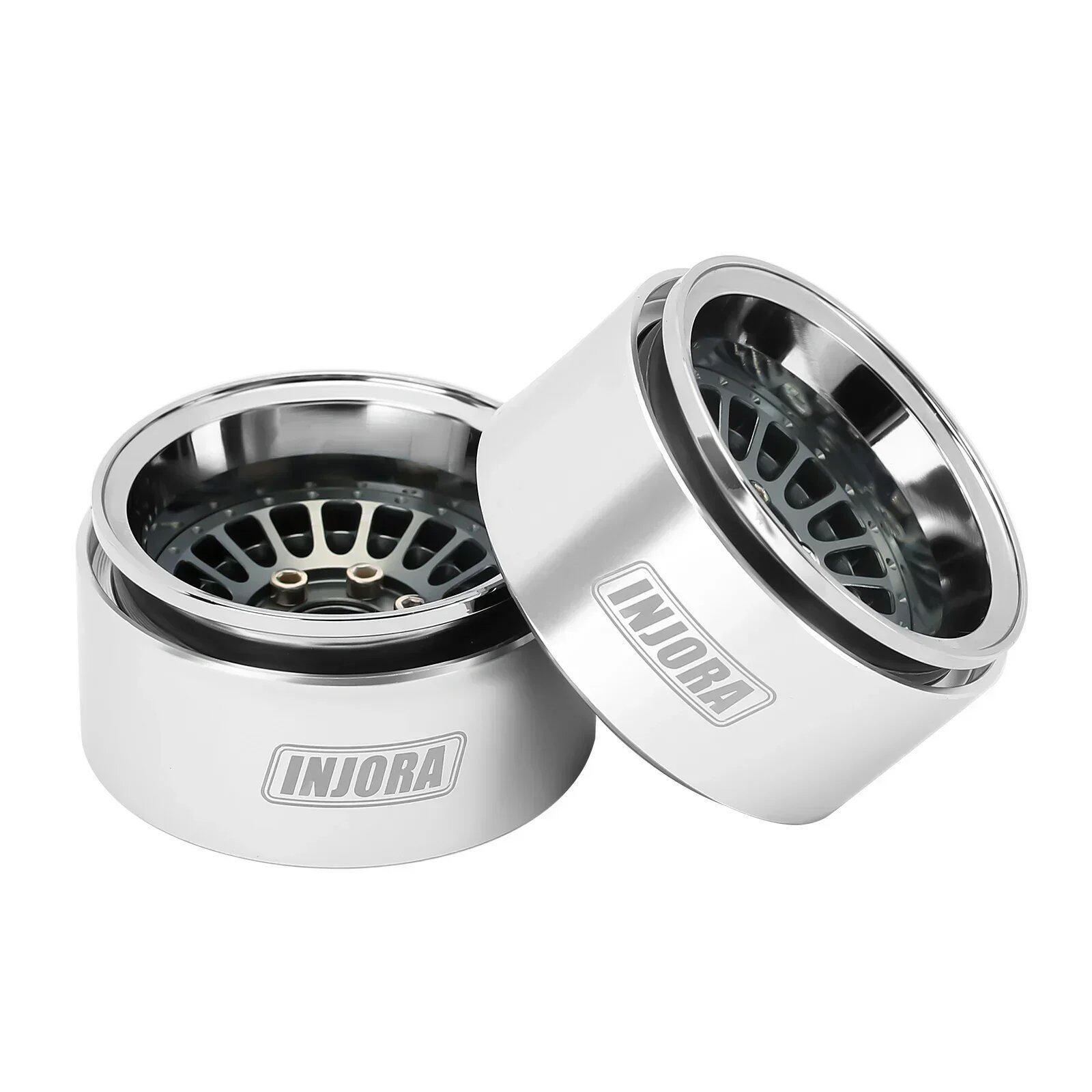 ラジコンクローラー用1.9インチアルミホイール 1.9インチラバーロックタイヤ,100mm,105mm,115mm,120mm,1:10