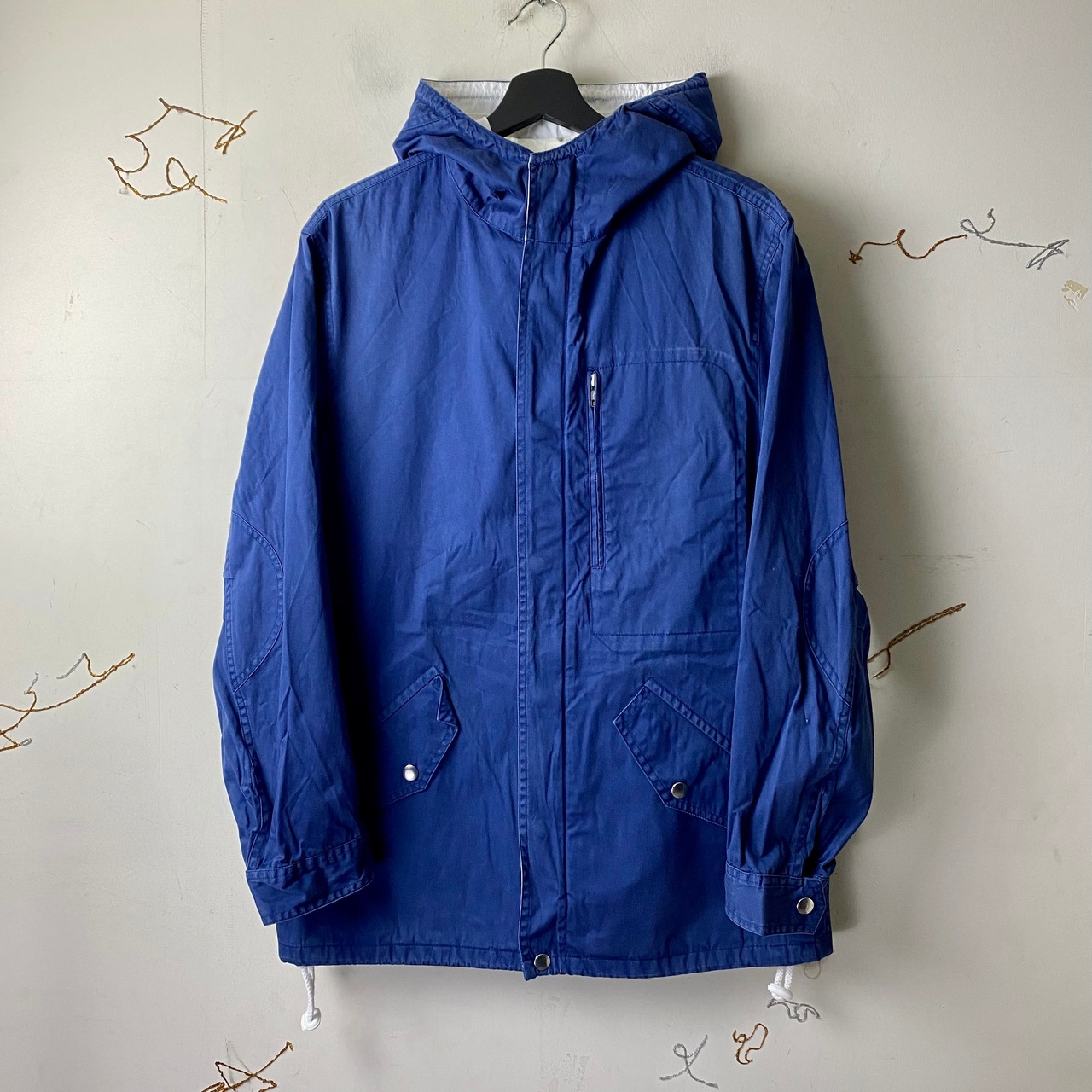 AGNES B. HOMME coating cotton field jacket