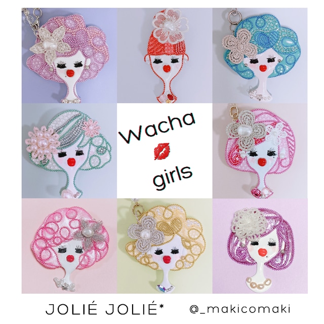 zoomレッスン付 グルー有 Wacha♡girlsキット