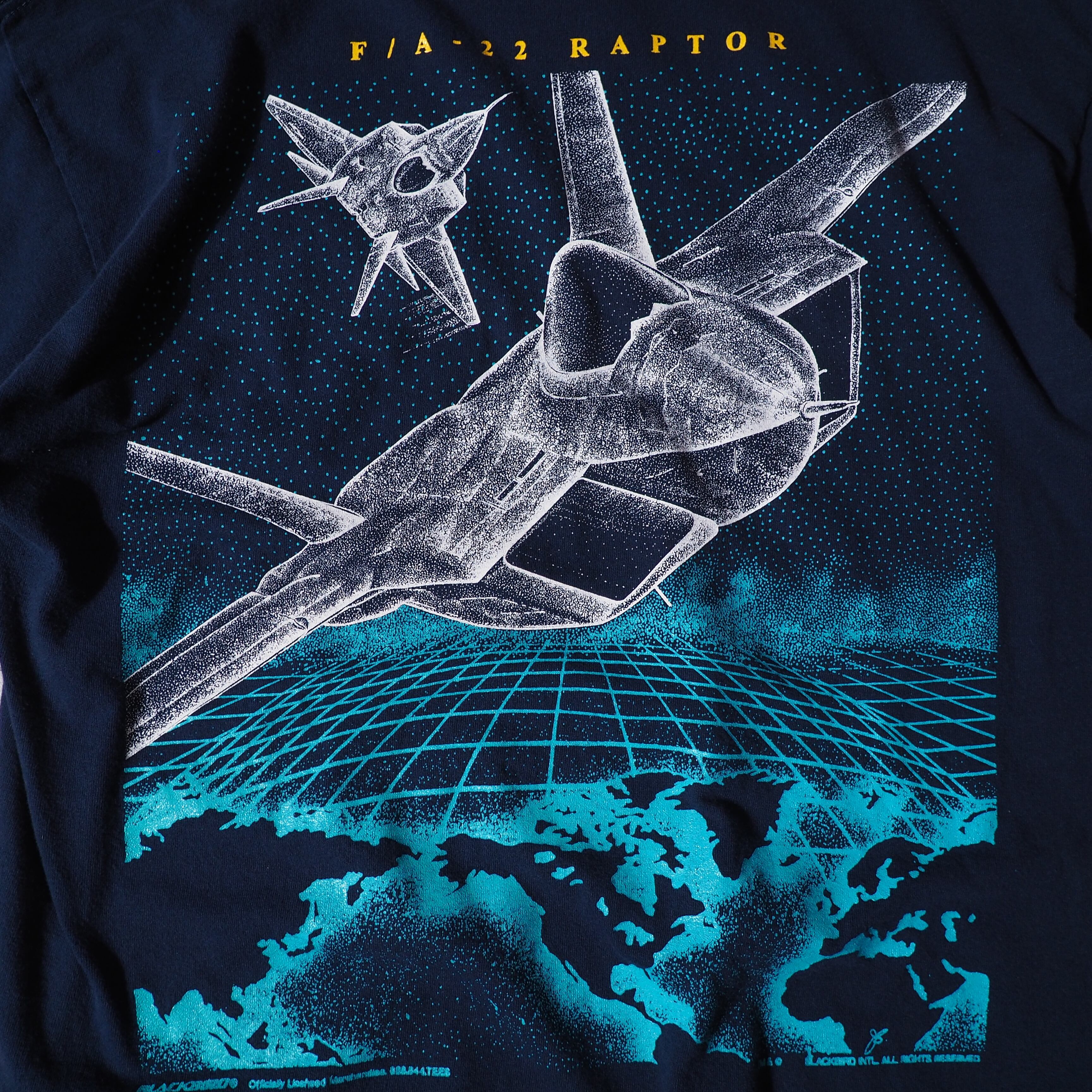 Oshkosh F/A - 22 raptor printed design loose Tee