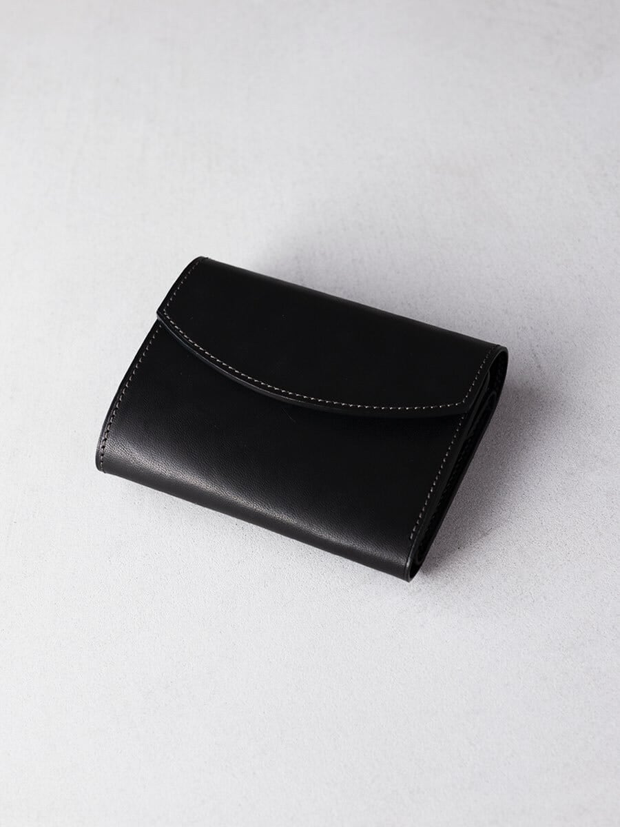 Post Production (ポストプロダクション) Flap Wallet Black ブラック