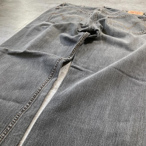 【W38 L32】 usa levi's 先染ブラック リーバイス 559 詳細写真18
