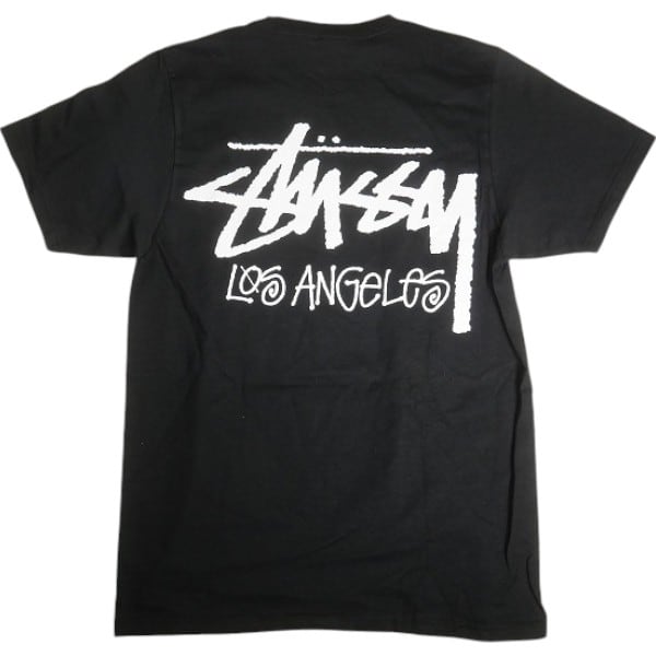 Size【S】 STUSSY ステューシー STOCK LOS ANGELES TEE BLACK LA限定T