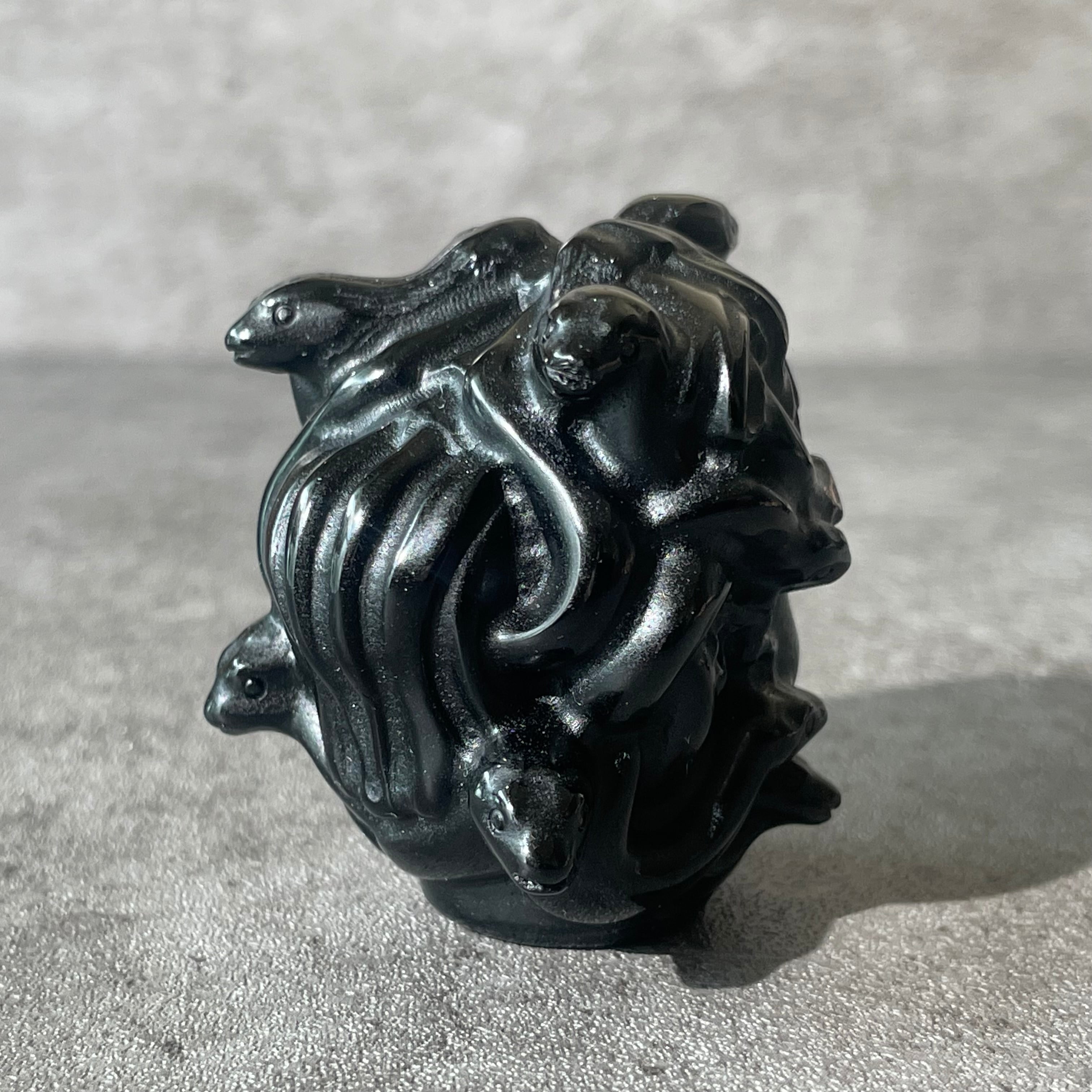 Black Obsidian ブラックオブシディアン|Medusa メデューサ|天然石