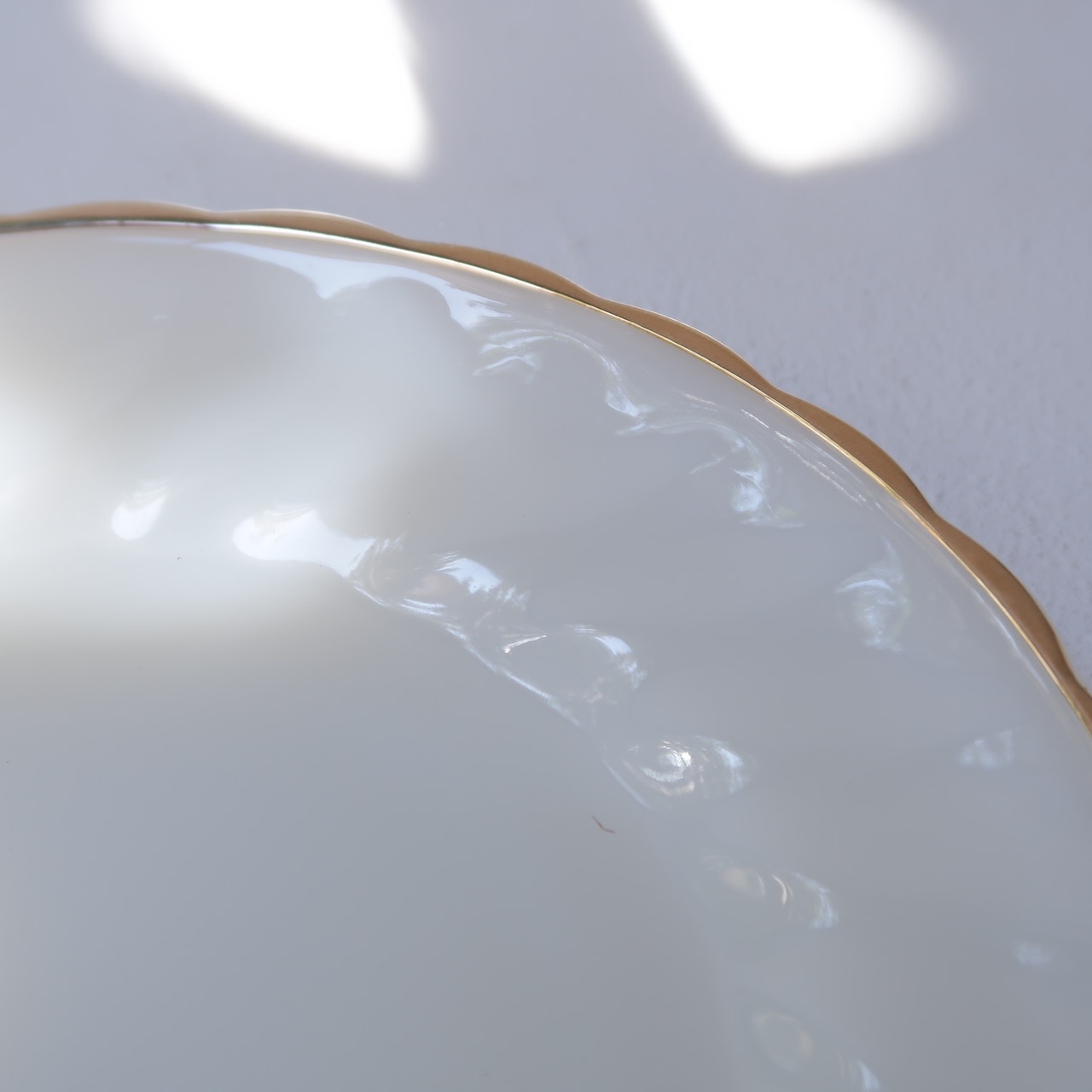 ゴールドなふちのお皿