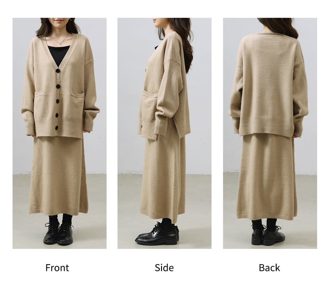 宅配便】タイトスカート ニットセットアップ／tops2150 | DAY CLOSET