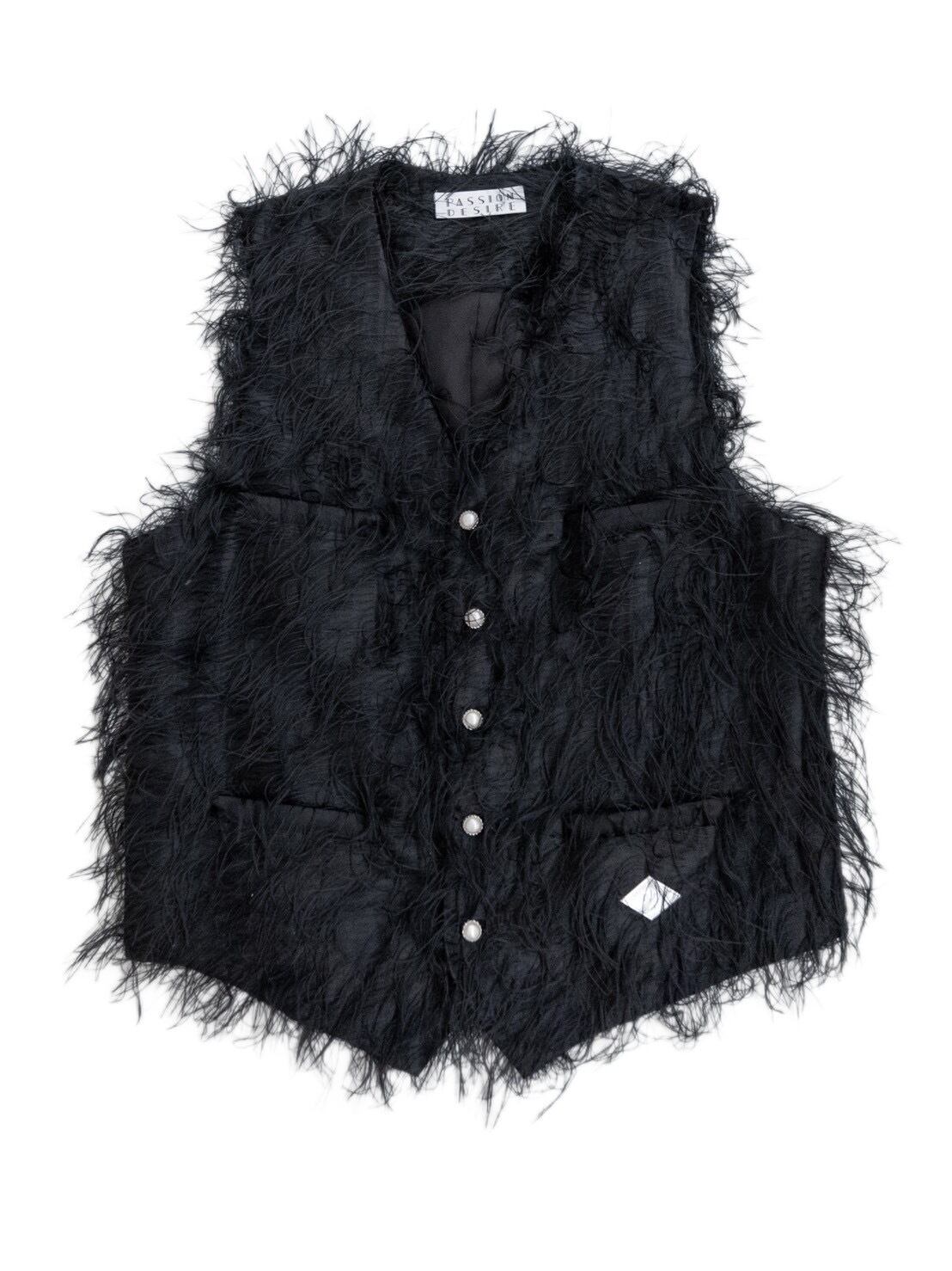 24AW】el conductorH 5BOTTONS FRINGE VEST (BK) PD24AJ03 | IAAAM
