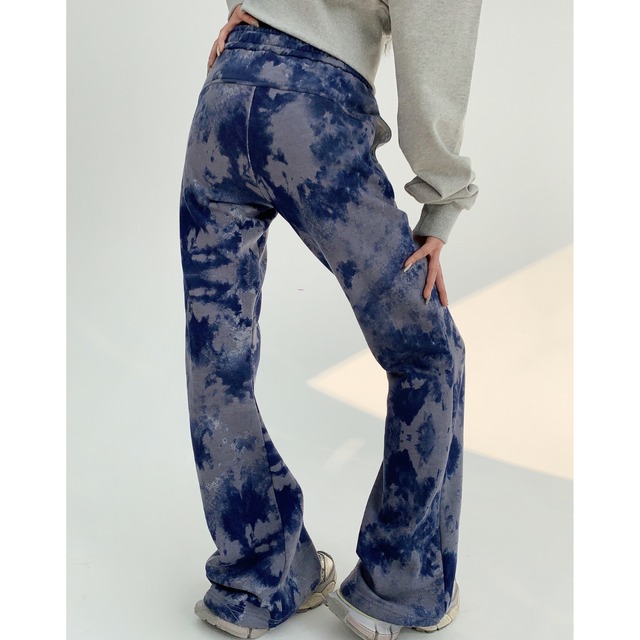 dye-tie flare pants　ダイタイフレアパンツ　J0689