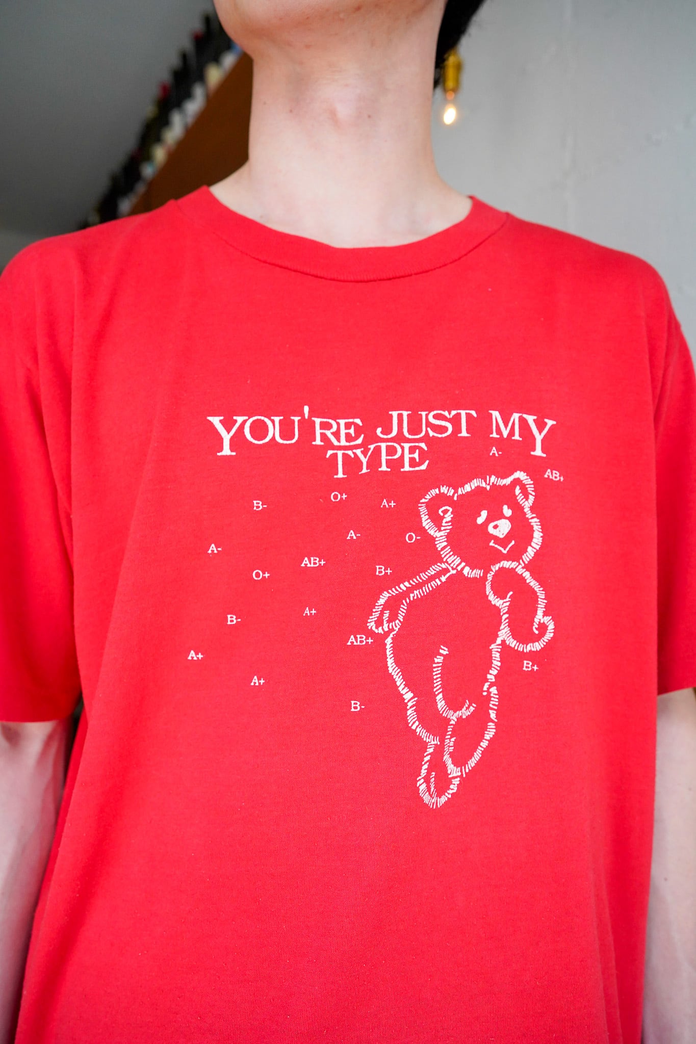 残1 マウスラビット　完売　Tシャツ イェソン　YESTHEDAY 赤　韓国 1990s】