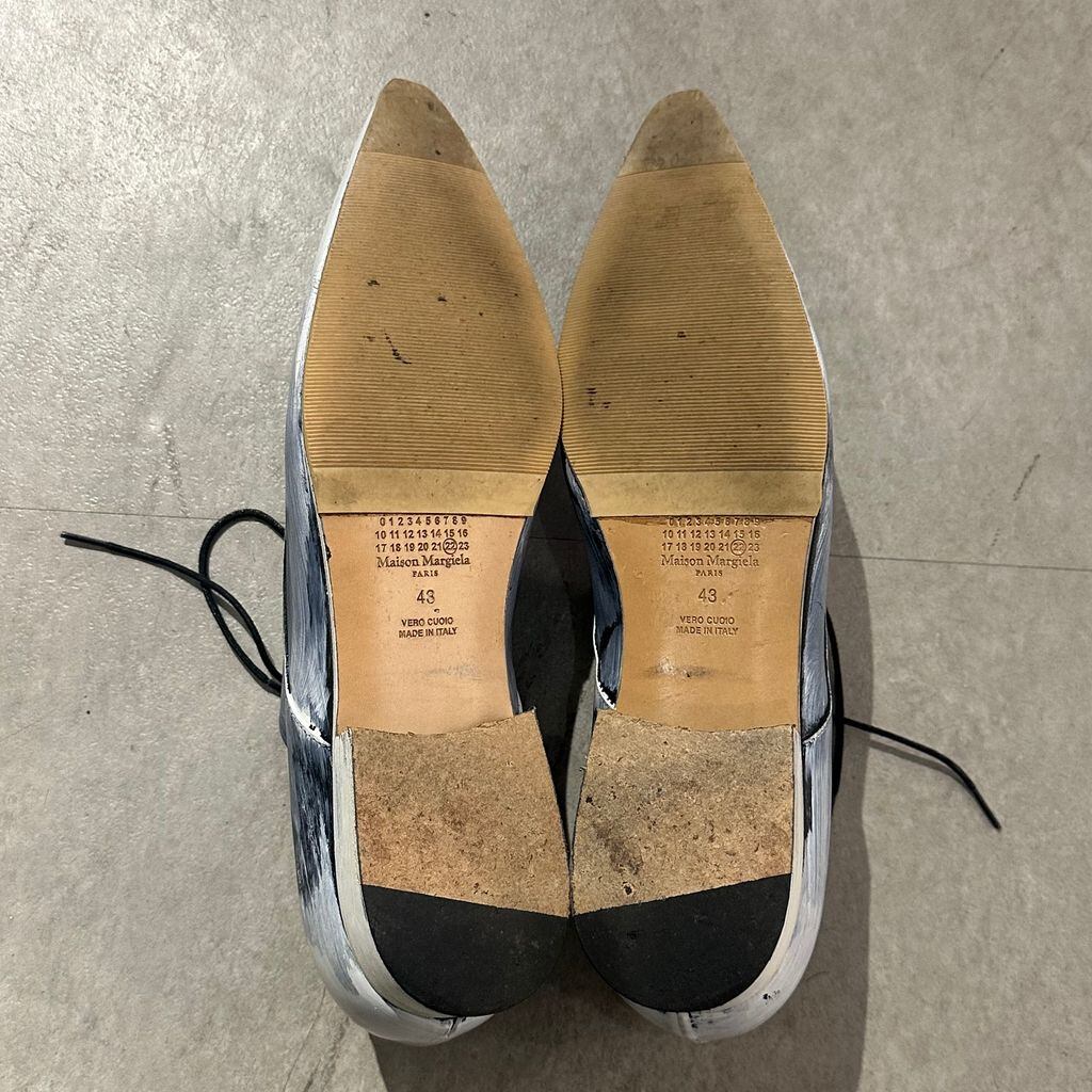 Maison Margiela メゾンマルジェラ 21SS Leather Dress Shoes ペンキ