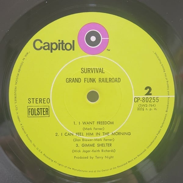 Grand Funk Railroad / Survival [CP-80255] - 画像4