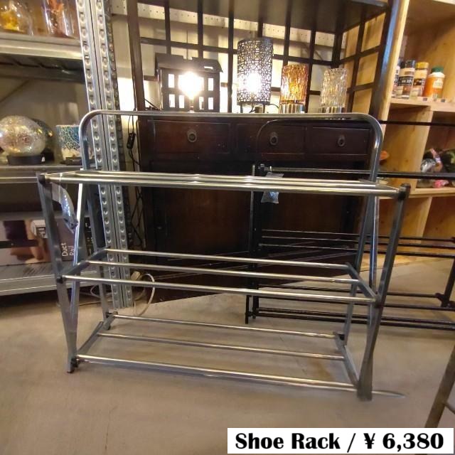 Foldable shoe rack Zinc POST GENERAL Shoes Interior Display Slippers Foldable shoe rack Zinc POST GENERAL Shoes Interior Display Slippers