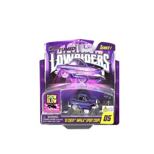 CarTuned 1:64【⑤1961 Chevy Impala】 Lowriders SHOW GLOW Series 1