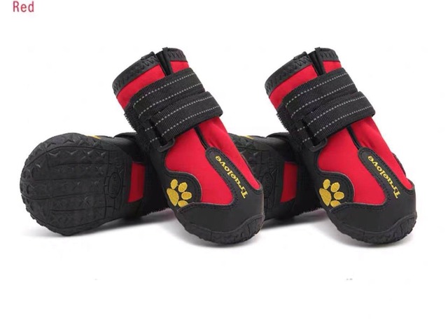 犬の靴 2足分　ペットシューズ　防水　大型犬