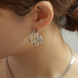 316L thick  triple hoop pierce  #p150