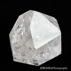 【海響(MIKI)セレクトクリスタル レインボークラック水晶  ポイント#4】エネルギークリアリング＆チャージ付き 浄化、保護、ヒーリング、瞑想に！ 送料無料