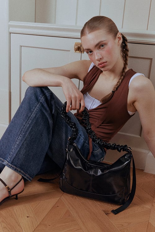 【BBYB】24FW★ Cedar Shoulder Bag Cedar Shoulder Bag (Black) | BBYB