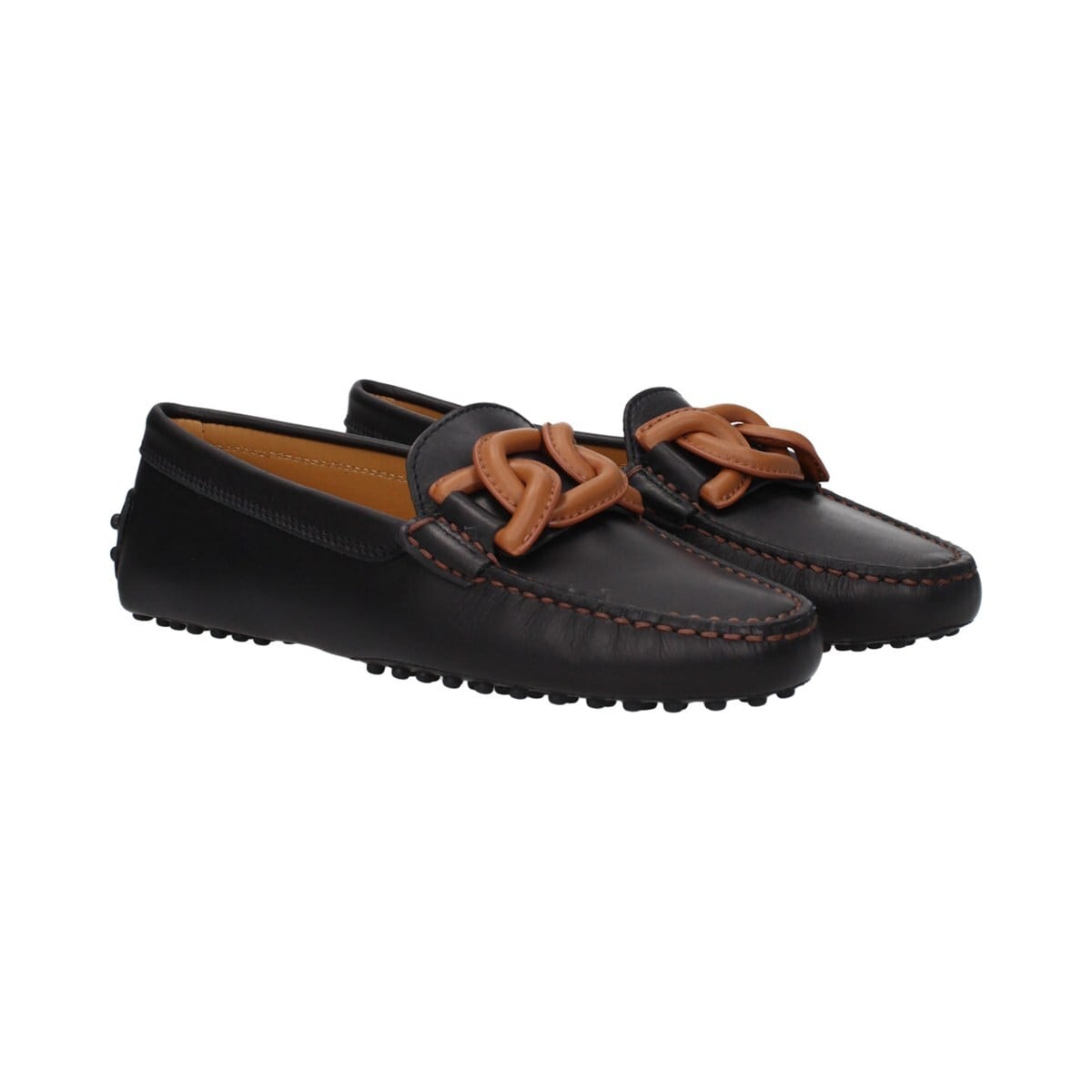TOD'S トッズ レディース ローファー レザー ブラック