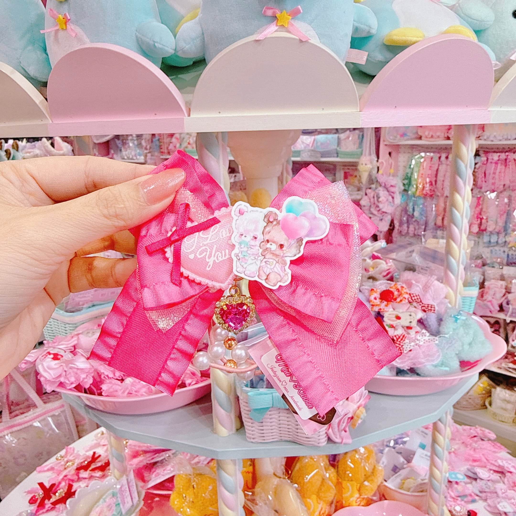 【R14】53-7ポニーリボンヘアゴム