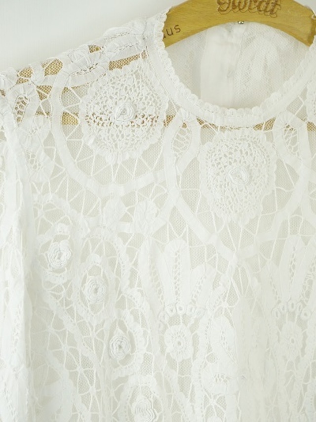 1920'S FRENCH ANTIQUE LACE BLOUSE