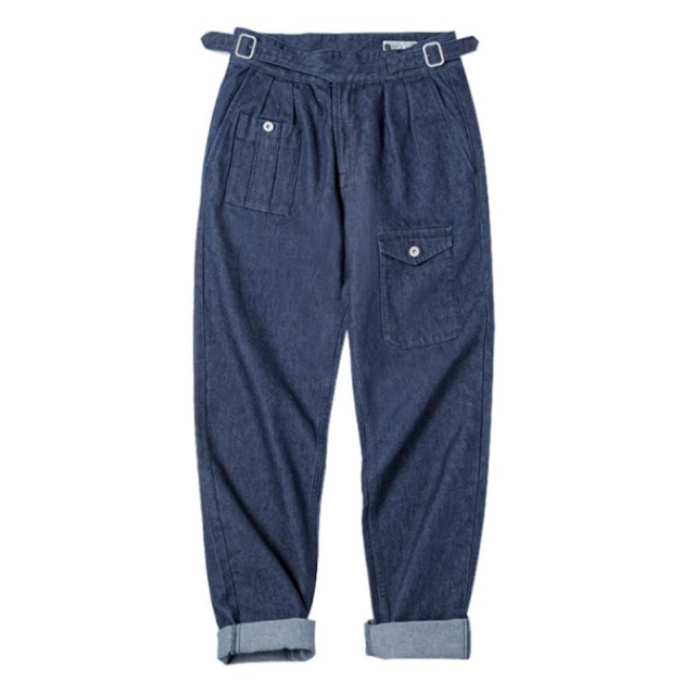 Men's buggy straight denim jeans